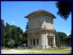 The World Exhibtion in 1911 took place in Villa Borghese, many of the pavilions are still intact.