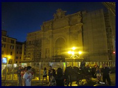 Piazza di Trevi with Fontana di Trevi.