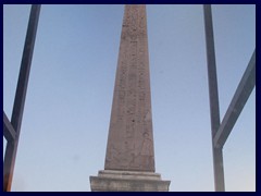 Egyptian obelisk of Ramesses II from Heliopolis, Piazza del Popolo.