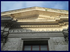 Gesù e Maria (Church of Jesus and Mary), a roman catholic baroque church on Via del Corso.