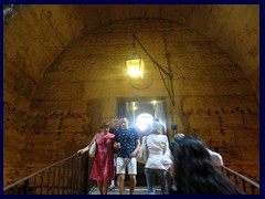 Reaching the upper terrace, Castel Sant 'Angelo.