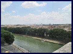 View of the Tiber from Castel Sant 'Angelo 