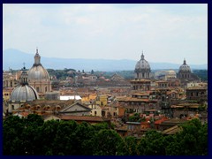 View of the historical center from Castel Sant 'Angelo 