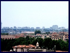 View of the historical center from Castel Sant 'Angelo 