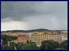 View of the historical center from Castel Sant 'Angelo 