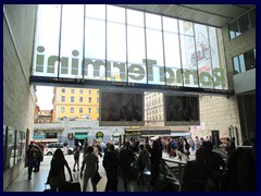 Roma Termini Station, the main railway station.