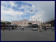Piazza dei Cinquecento in front of Termini Station.