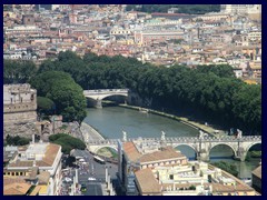 Views of Rome from St Peter's Basilica, Vatican City 010