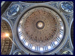 Ceiling of the dome, St Peter's Basilica.