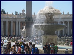 Bernini's fountain, St Peter's Square.