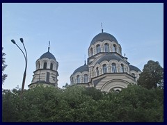 Our Lady of the Sign Russian-orthodox church, Zverynas. Built in 1903 Situated across the Neris river from Gedinomo Avenue.