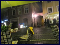 Nice open air restaurant at Pillies street.