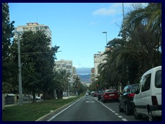 Playa de San Juan 18 - filled with palms, wide roads modern apartment blocks, most of them in pretty dull style.