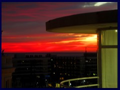 Alicante at sunset 04 - view from our hotel room at Tryp Gran Sol