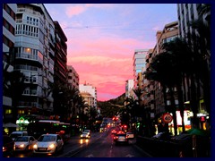 Alicante at sunset 06 - Avenida Alfonso X