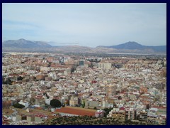 View from Santa Barbara Castle 17 - North central parts and the neighbouring town/suburb Sant Vincent de Raspeig