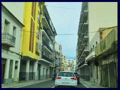 Altea City Centre 01 - Carrer Comte d'Altea is part of the N-332 road to Benidorm, it goes right through the city.