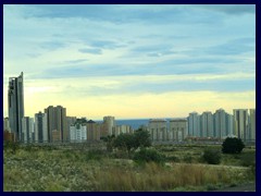 Benidorm outskirts 18 - Looking towards West Benidorm's skyline with Gran Hotel Bali.