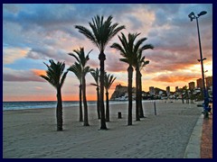 Sunset, West part - Poniente Beach