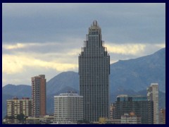 Skyline views from Cala Mal Pas 10 - Gran Hotel Bali, Benidorm's tallest building, Europe's tallest building, our 2nd hotel