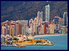 Skyline views from Gran Hotel Bali 20 - Old Town and East Benidorm skyline dominated by Torre Lugano