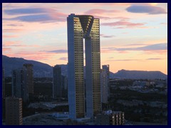 Skyline views from Gran Hotel Bali 29  - Intempo from 2014, this residential building is the  2nd tallest building in Benidorm (200m, 47 floors)