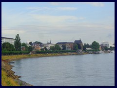 Rhine river promenade