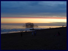 Brighton at night, sunset 08