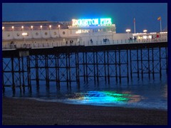 Brighton Palace Pier at night