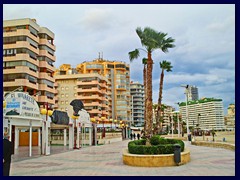 Calpe - North part 10 - skyline from Partido La Fossa beach promenade