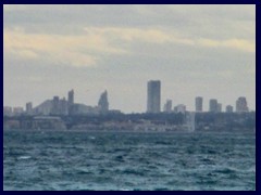 Benidorm seen from Calpe 