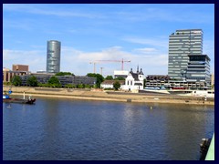 Deutz skyline, Rhine riverside 