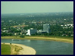 Rheinturm and its views 48 - Rhine