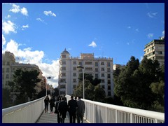 Elche City Centre 33 - West part of Elche. Vinalupo River divides the city in two parts.