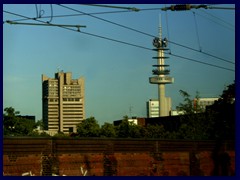 Hannover skyline from the station