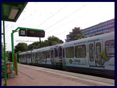 U-bahn/ lightrail tram in Vahrenvald 