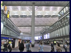 Chek Lap Kok - HK International Airport. The architecture of the interior is impressive.