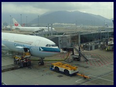 Cathay Pacific flight to Tokyo