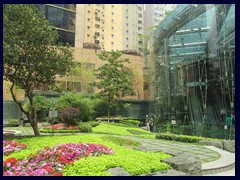 Plaza in front of The Center.