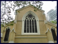 St John's Cathedral is an anglical cathedral on Garden Road. Completed in 1849, it is the oldest surviving western building in Hong Kong, and the seat of the archbishop of HK.