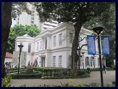 Flagstaff House, Hong Kong Park. A colonial building that houses a tea museum.