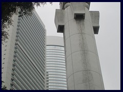 The Clock Tower in Hong Kong Park. 