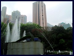 The Garden Fountain in Hong Kong Zoo and Botanical garden.