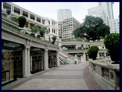 1881 Heritage is a luxury heritage shopping, hotel and entertainment complex, situated in the old Marine Police HQ and an old fire station, at the junction Salisbury Rd/Canton Rd. It opened in 2009 consist of a luxury hotel, several plazas, fountains, luxury stores, boutiques and a skyscraper, One Peking, built on top of the historic building. It was constructed in 1884 and is one of the four oldest surviving government buildings in HK. It reopened in 2009 as the redeveloped hertiage complex. 