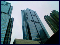 The Cullinan. These two 68-storey, 270m tall, towers are both HK:s tallest residential buildings. They are part of the Union Square complex.