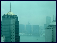 Kowloon from our room at Best Western Harbour View Hotel.