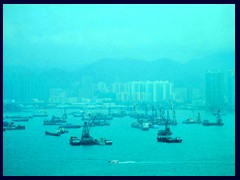 Victoria Harbour from our room at Best Western Harbour View Hotel.