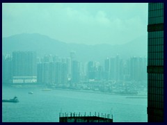 Kowloon from our room at Best Western Harbour View Hotel.