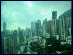 Part of Central and Sheung Wan from Best Western Harbour View Hotel.