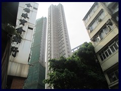 Typical highrises of Sheung Wan.